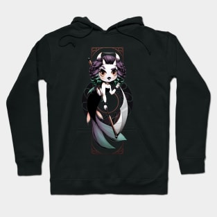 Cute Kawaii Chibi Demon Mermaid Hoodie